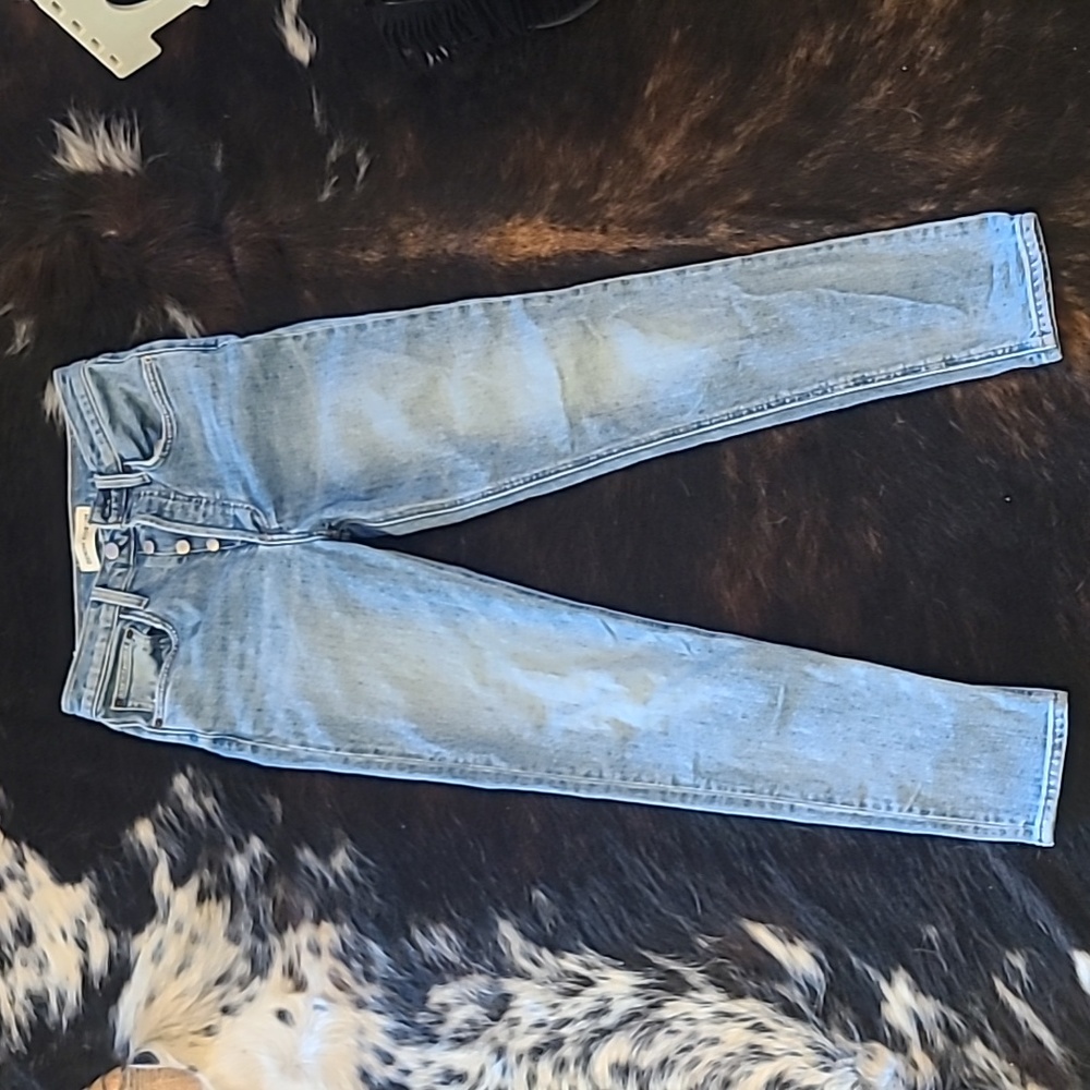 Aritzia The Denim Forum Yoko High Rise Slim Jeans Size 27